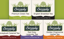 Seriously Tea Logo & Packging